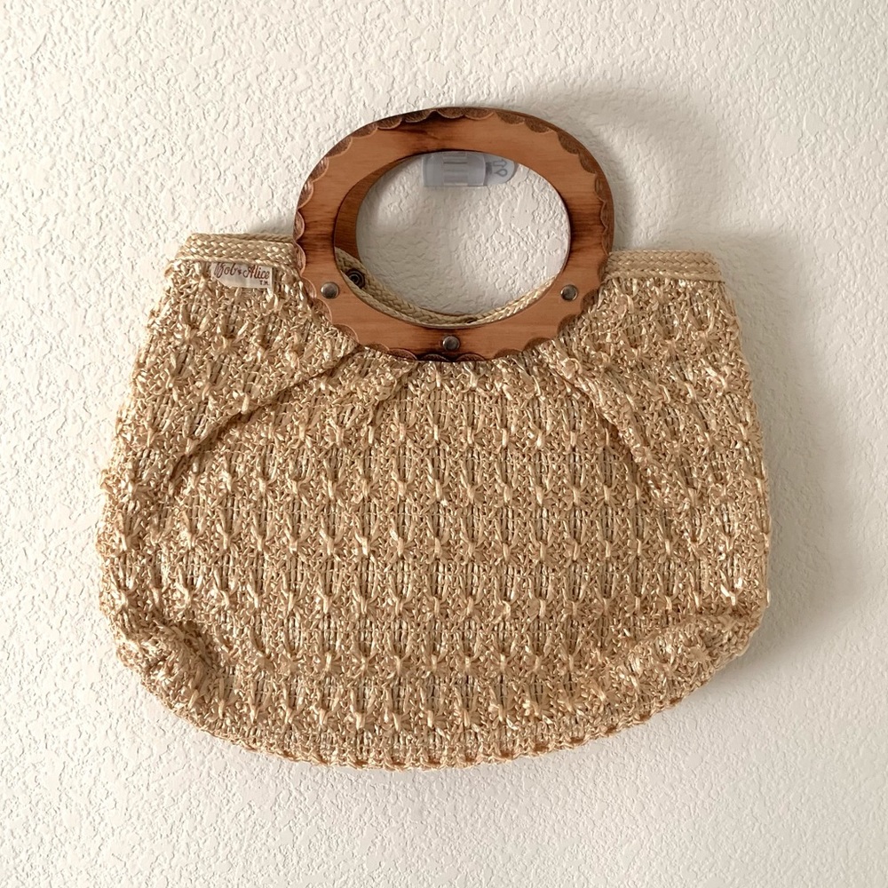 Vintage Straw Handbag